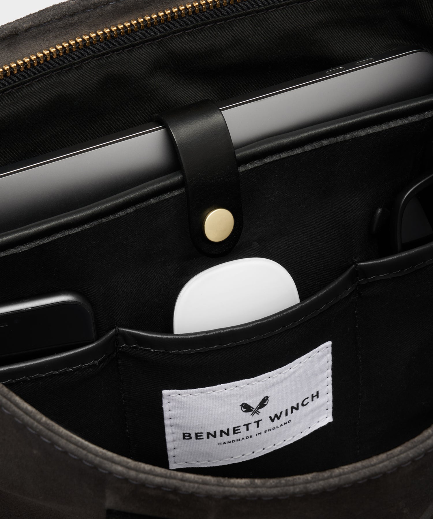 Bennett Winch Suede Tote Bag - Image 3