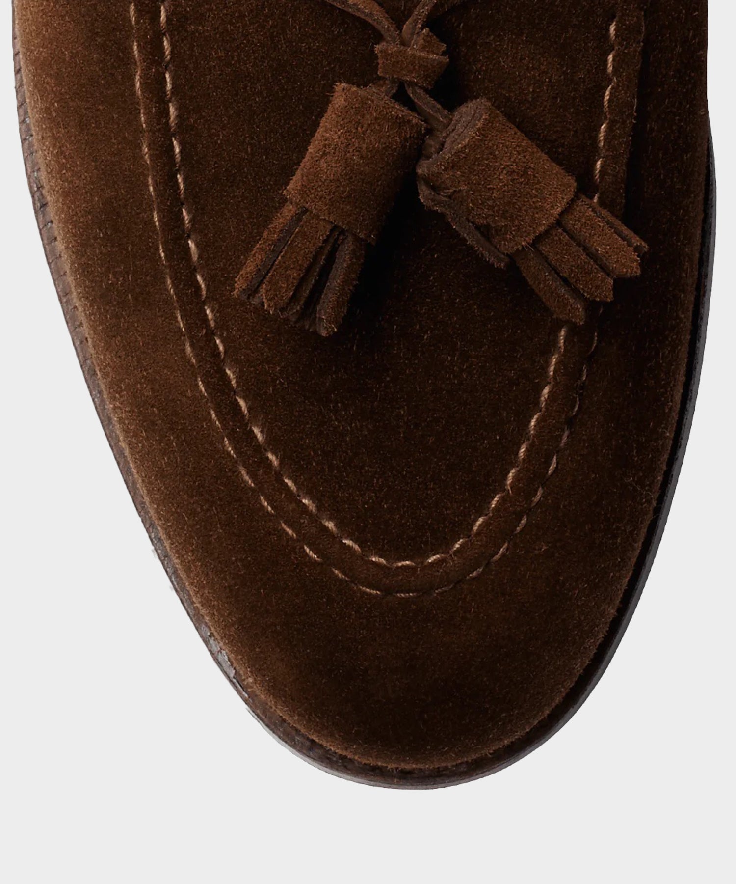 Crockett & Jones Cavendish Loafer in Dark Brown Suede - Image 3