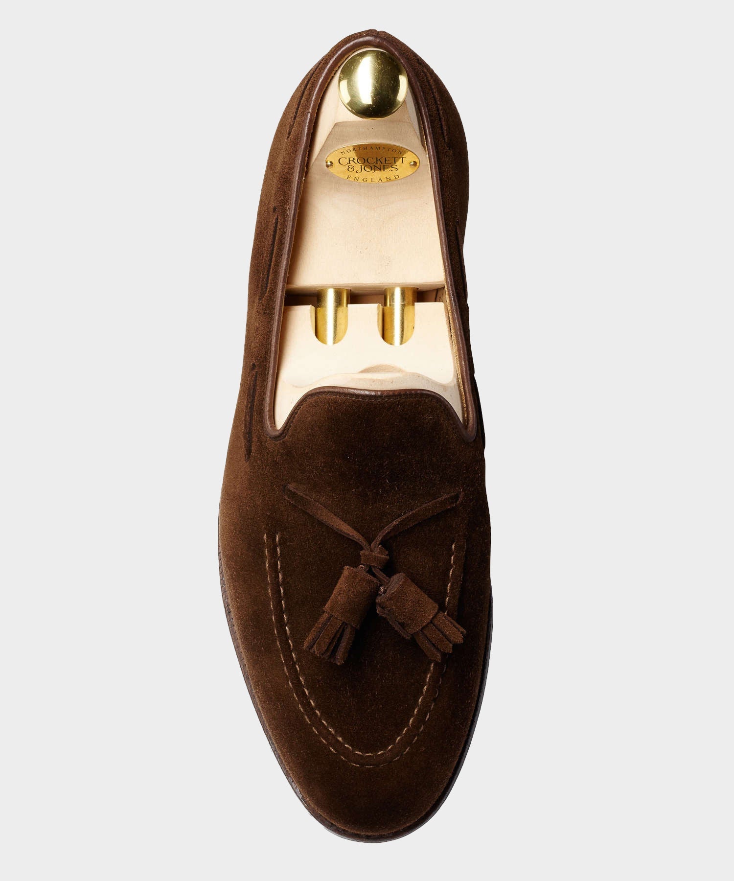 Crockett & Jones Cavendish Loafer in Dark Brown Suede - Image 5