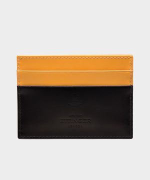 Ettinger Bridle Hide Flat Credit Card Case in Black