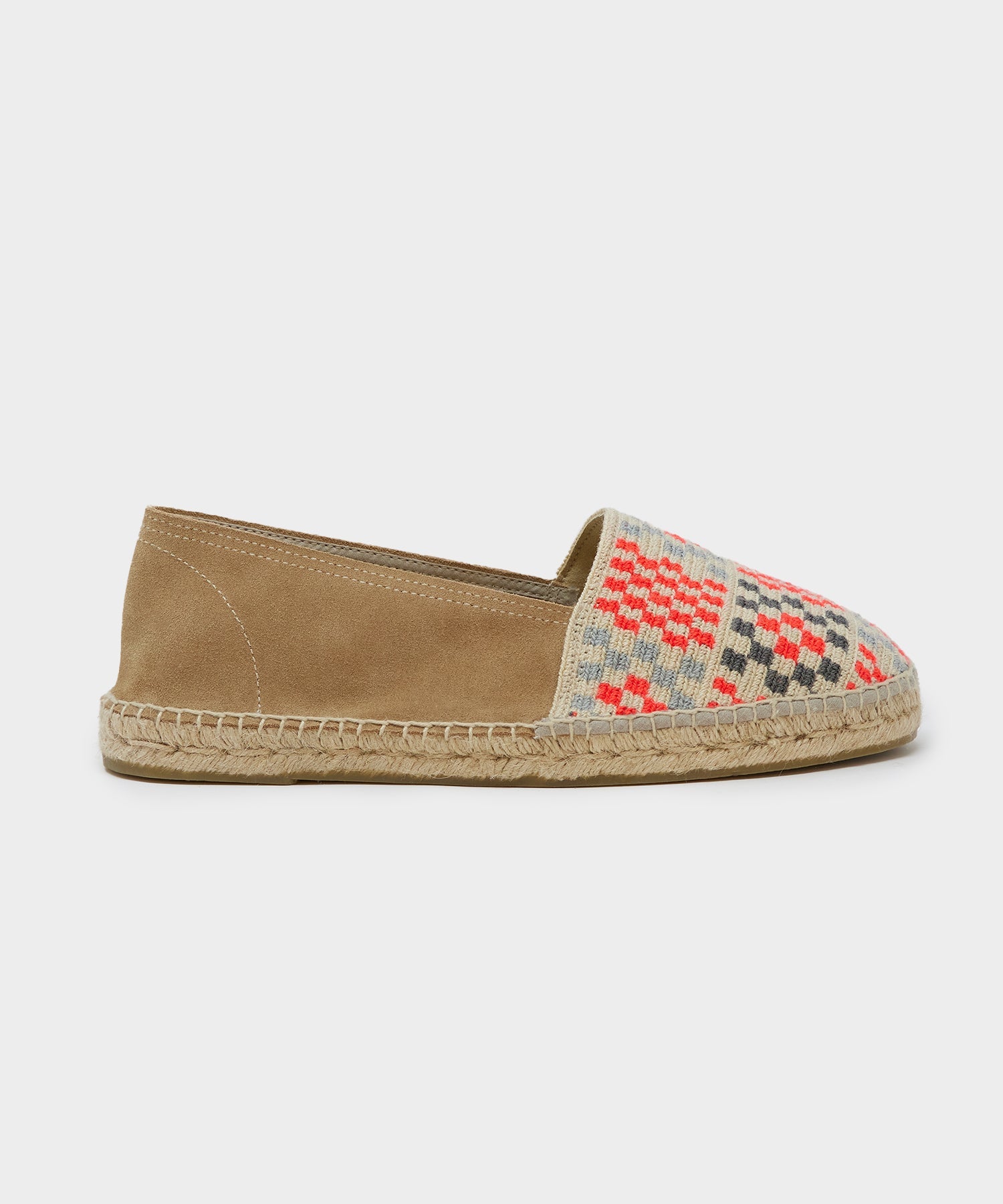 Guan??bana Espadrilles in Orange Check