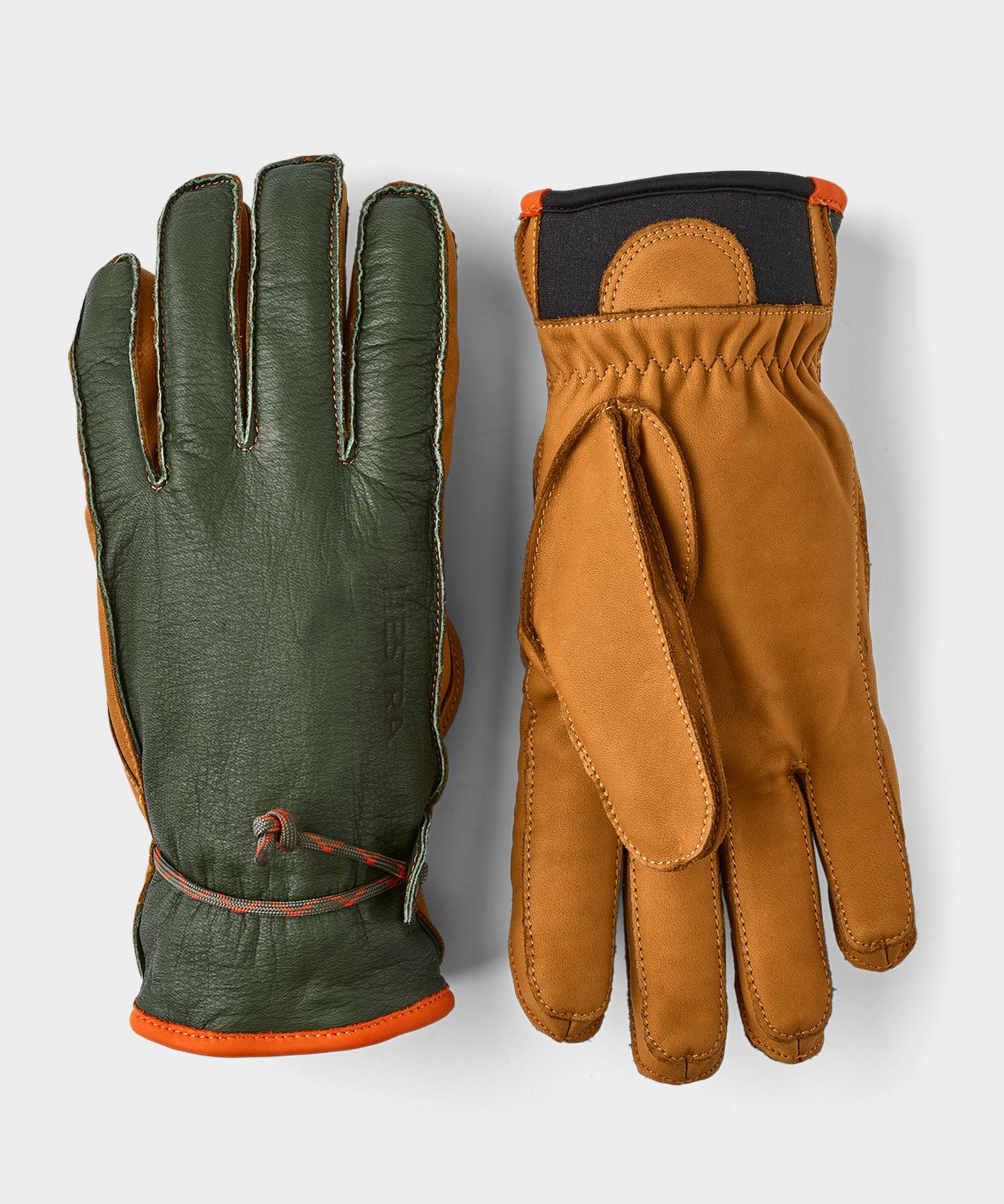 Hestra Wakayama Glove in Forest + Cork