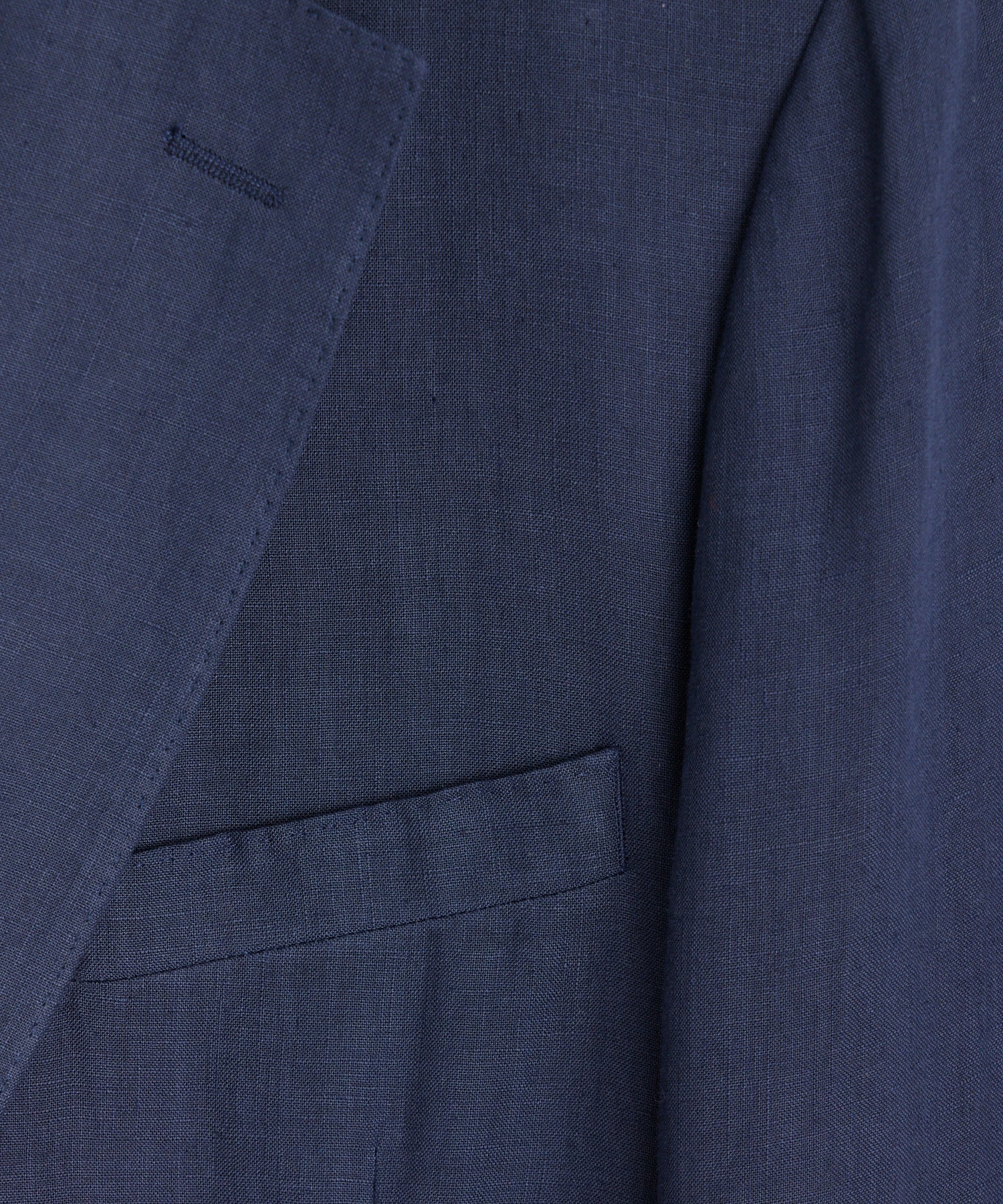 Italian Hemp Sutton Jacket in Navy Ink - Image 3