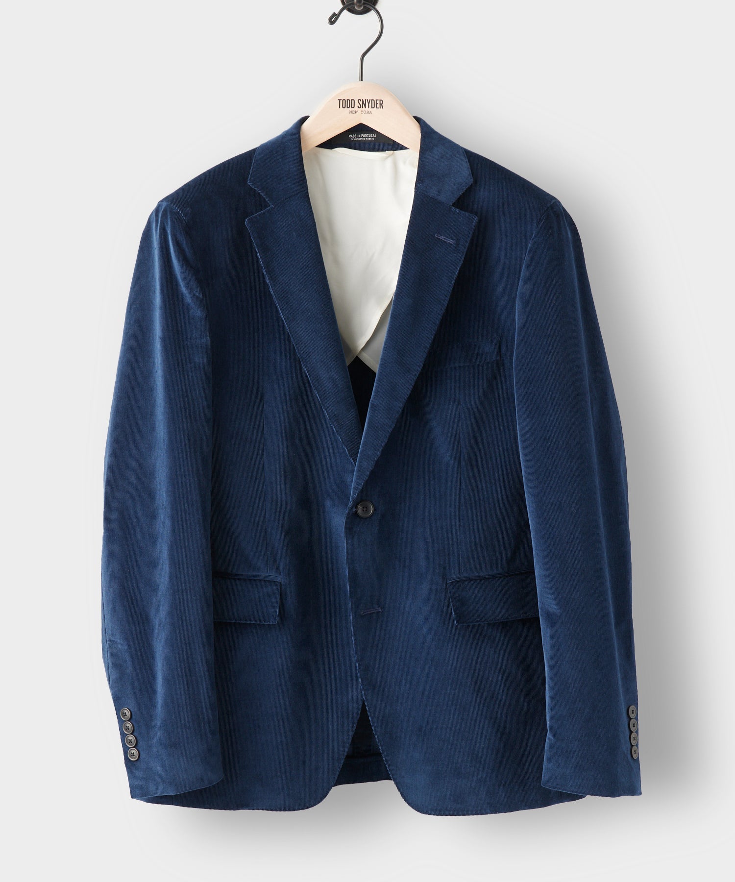 Italian Corduroy Sutton Jacket in Navy