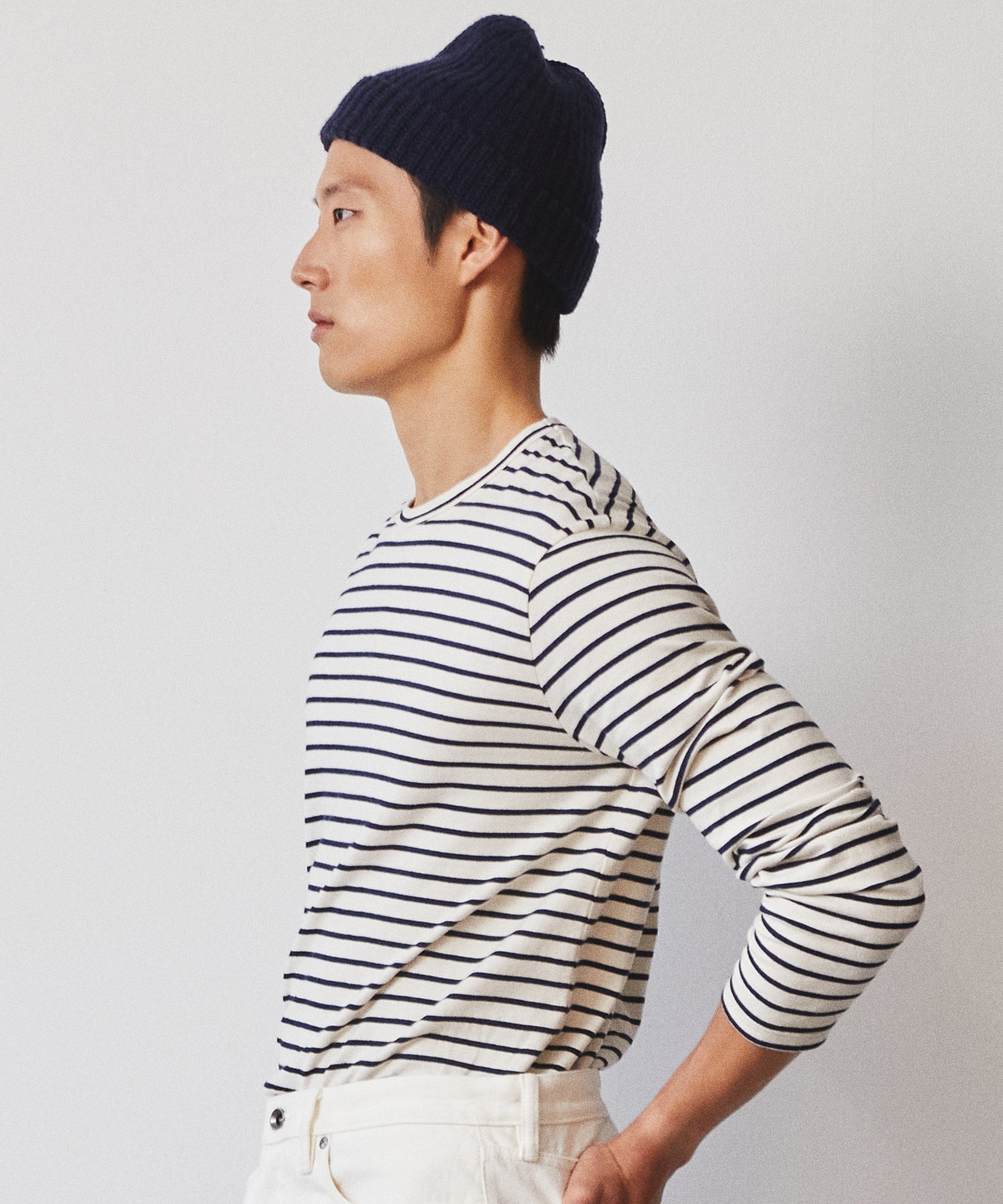 Italian Recycled Cashmere Beanie - Image 2