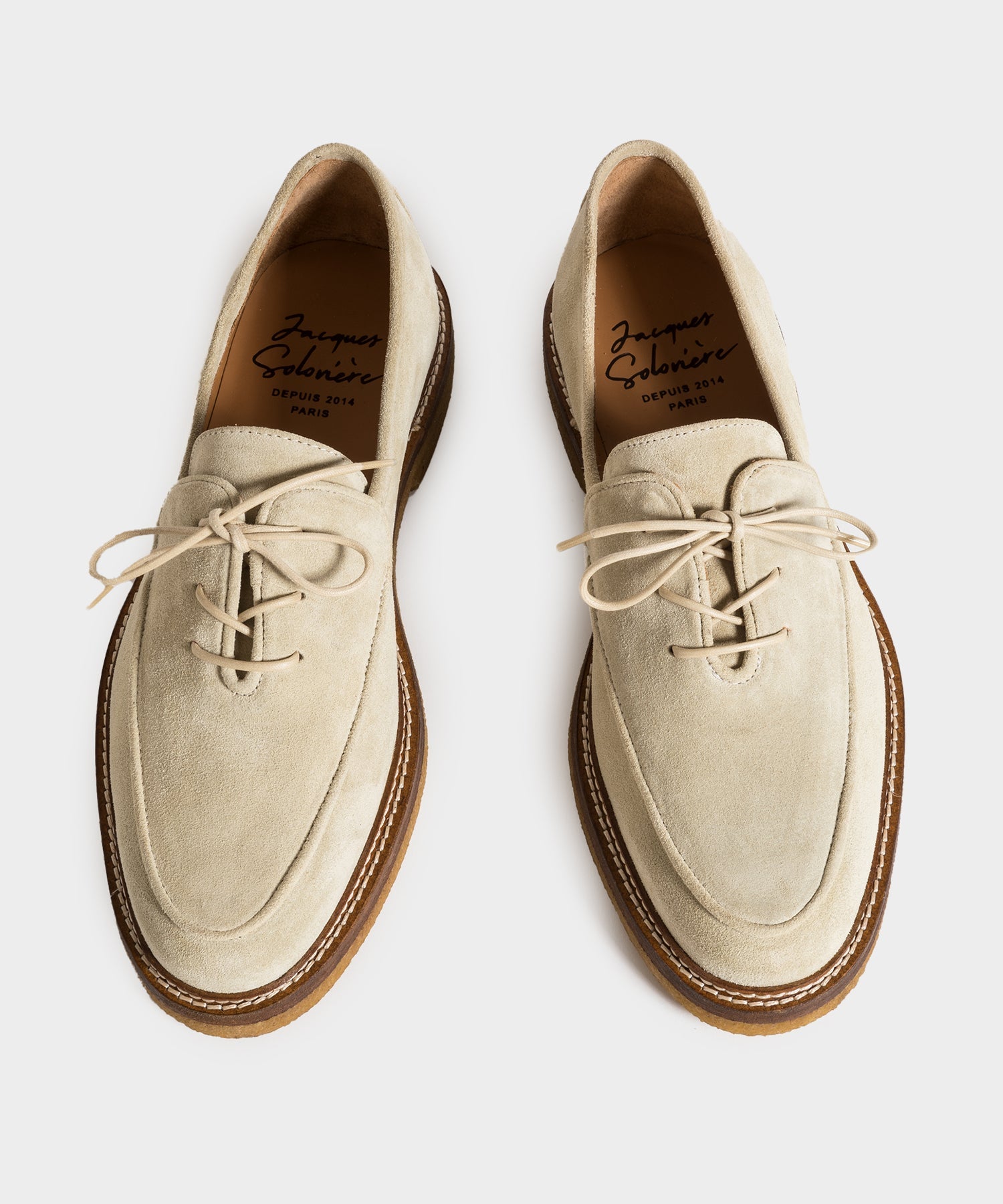 Jacques Solovi??re Oliver Laceup Derby Suede Shoe - Image 2