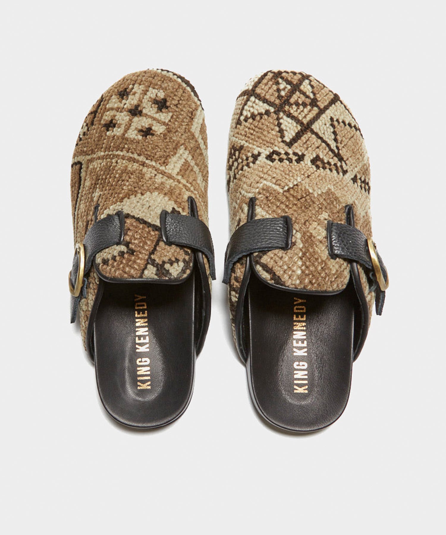 King Kennedy Rug Mules Size 12 - Image 5