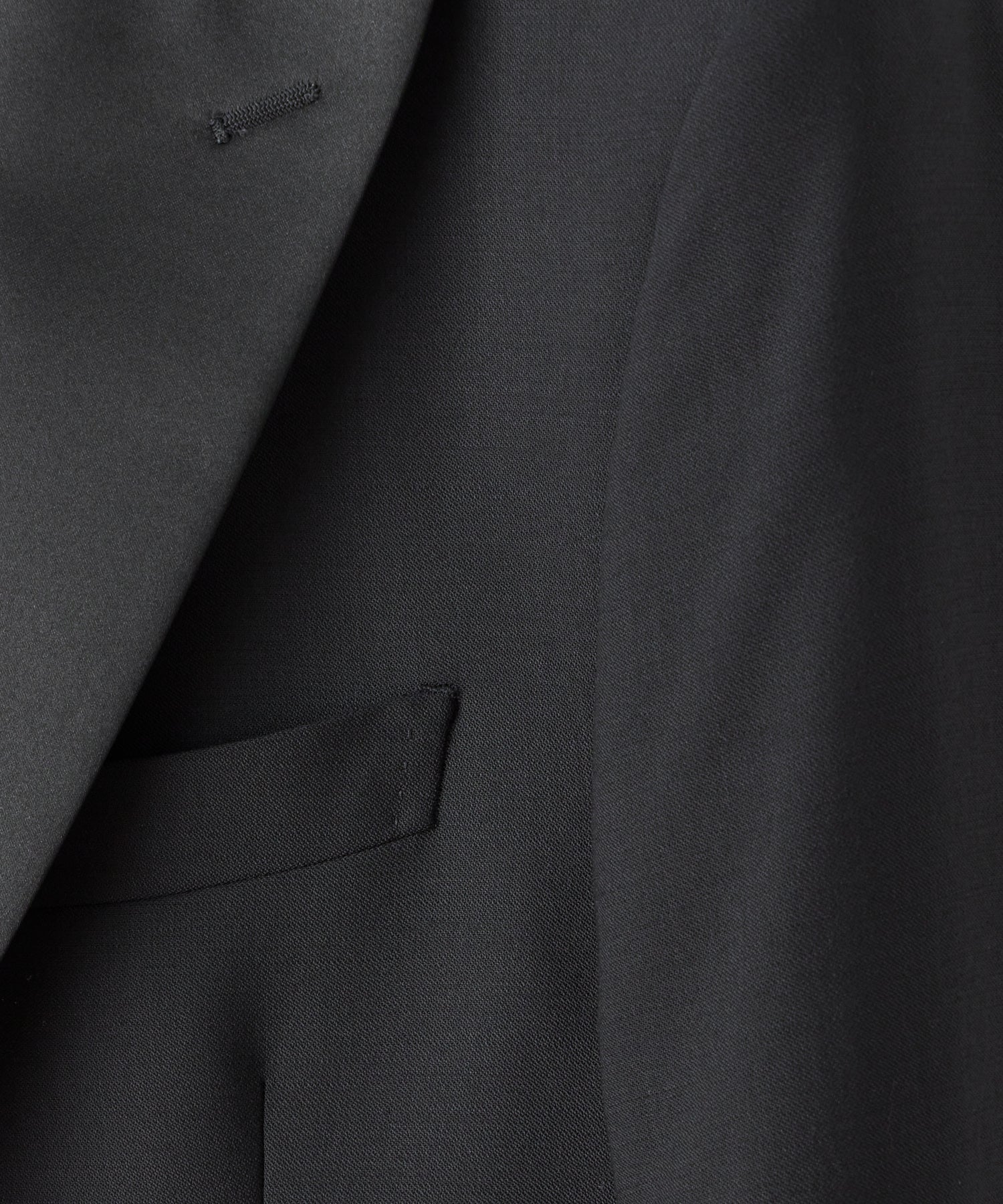 Italian Wool Peak Lapel Tuxedo Jacket - Image 6
