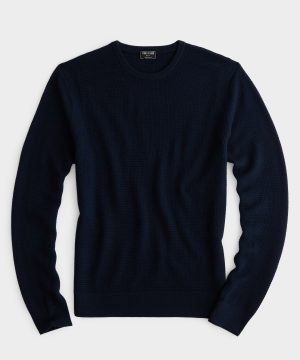Merino Waffle Crew