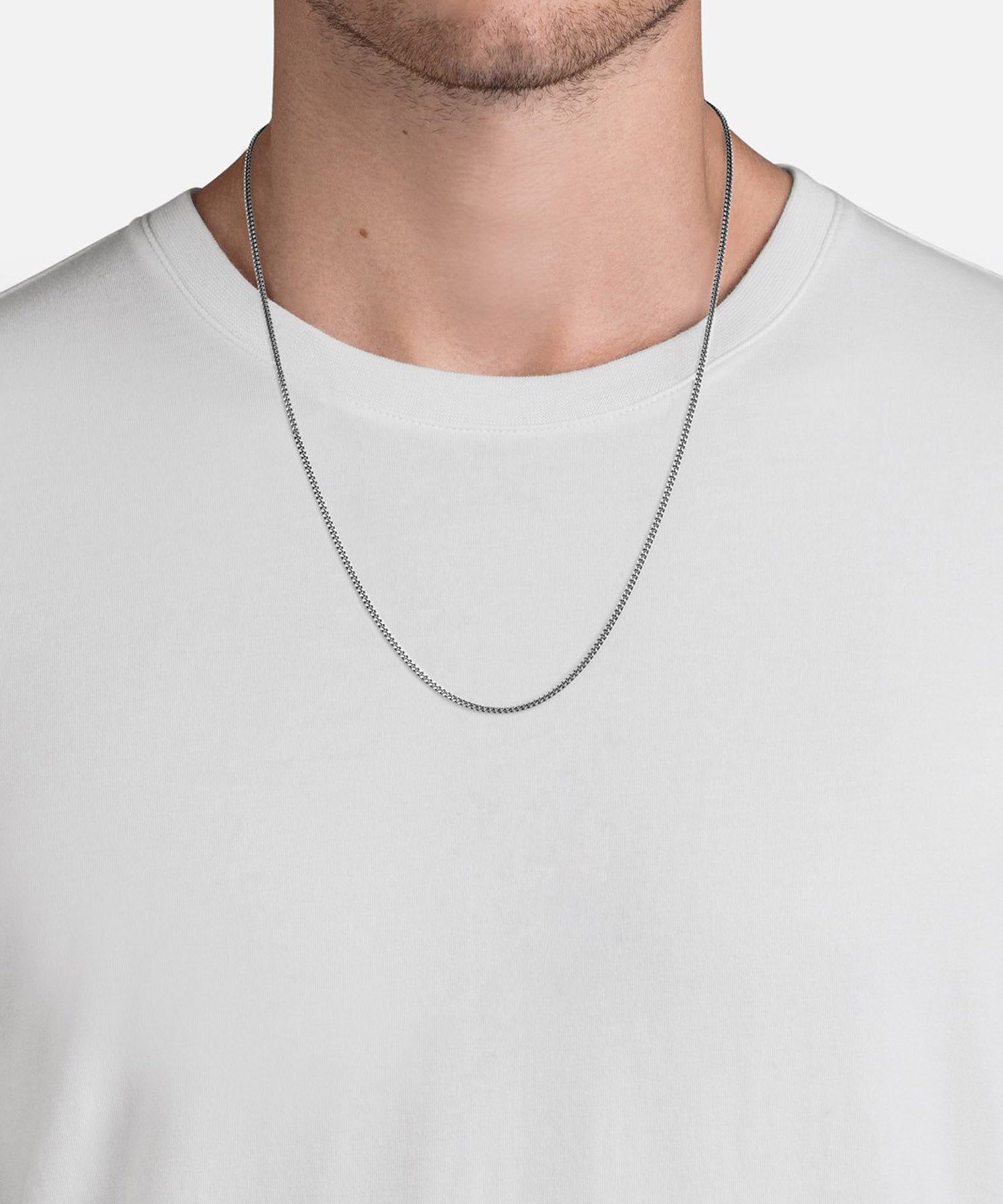 Miansai 2mm Cuban Chain Sterling Silver - Image 3