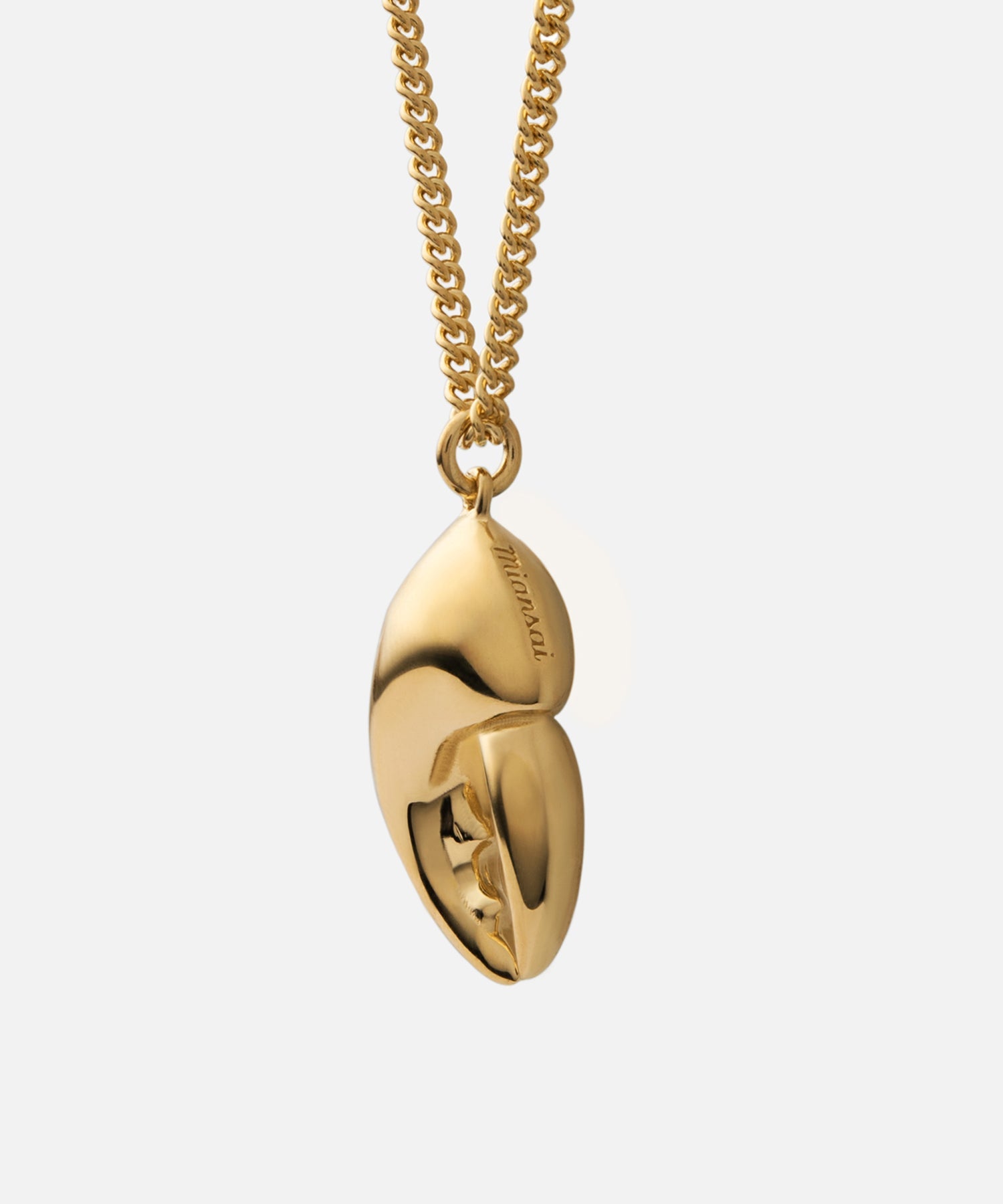 Miansai Lobster Claw Pendant Necklace in Gold - Image 2