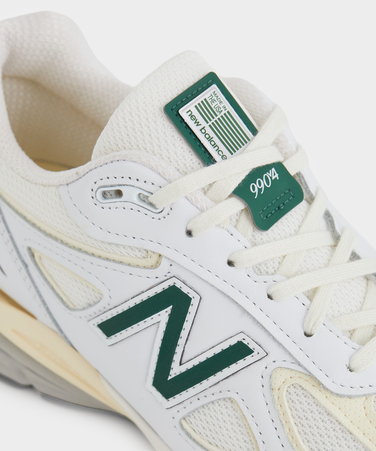 New Balance Made in USA 990v4 Green / White - Image 4