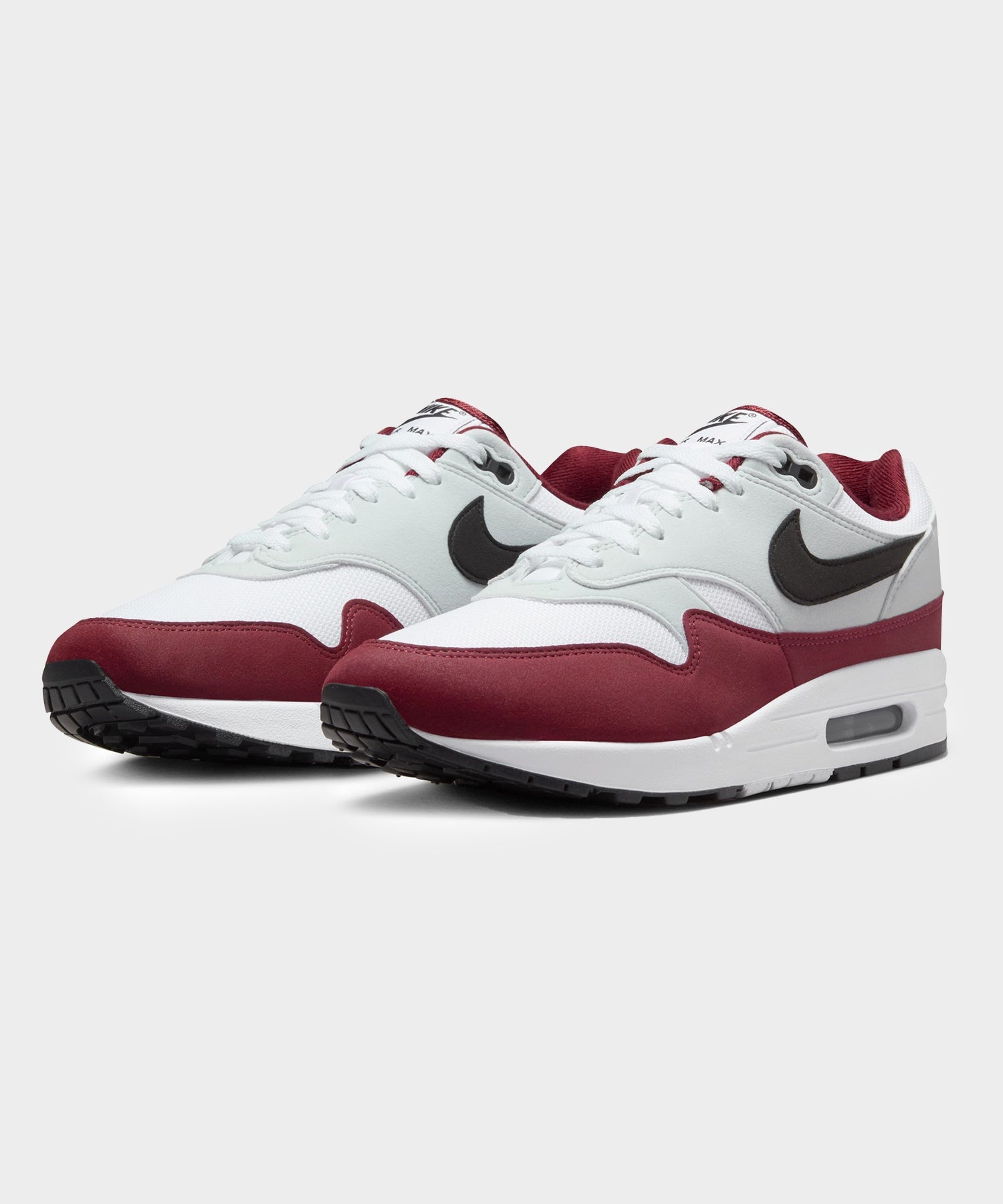 Nike Air Max 1 White / Dark Team Red - Image 3