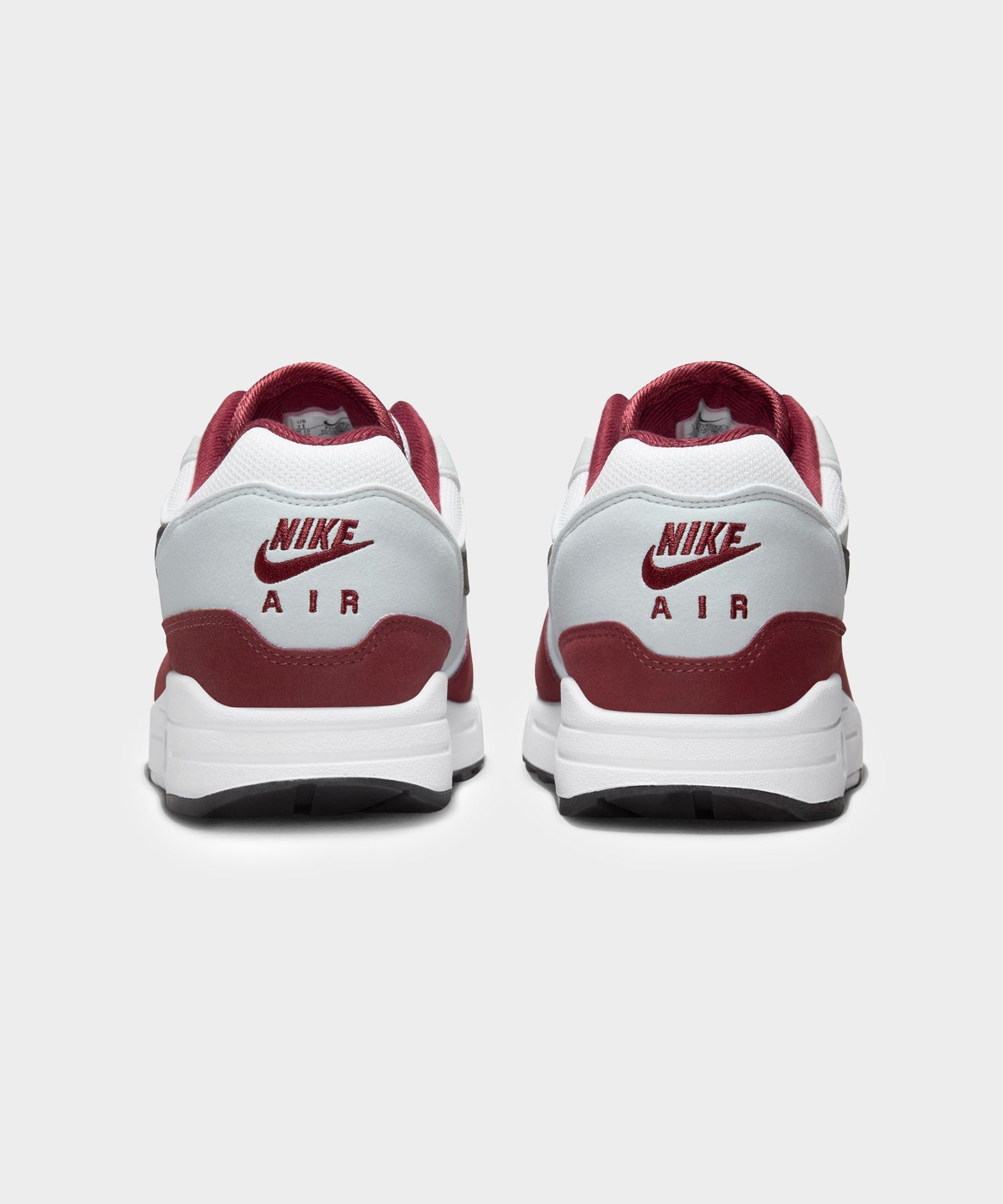 Nike Air Max 1 White / Dark Team Red - Image 5