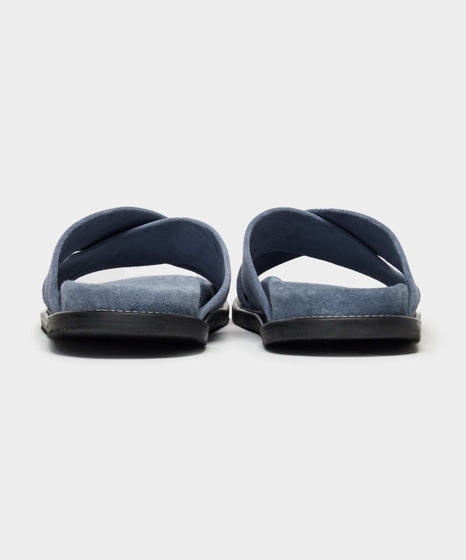 Nomad Suede Crossover Sandal in Steel Blue - Image 5