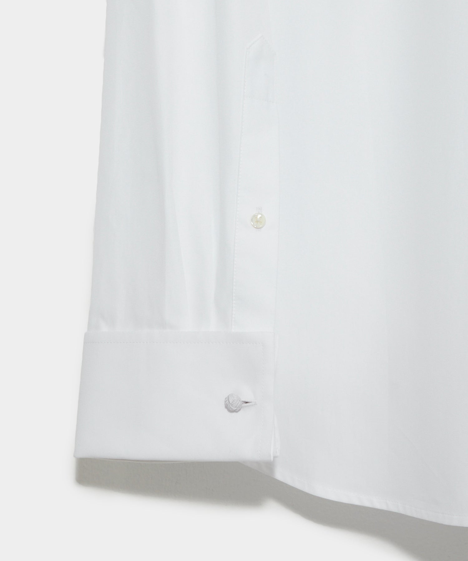 Italian Cotton Pique Bib Front Tuxedo Shirt - Image 4