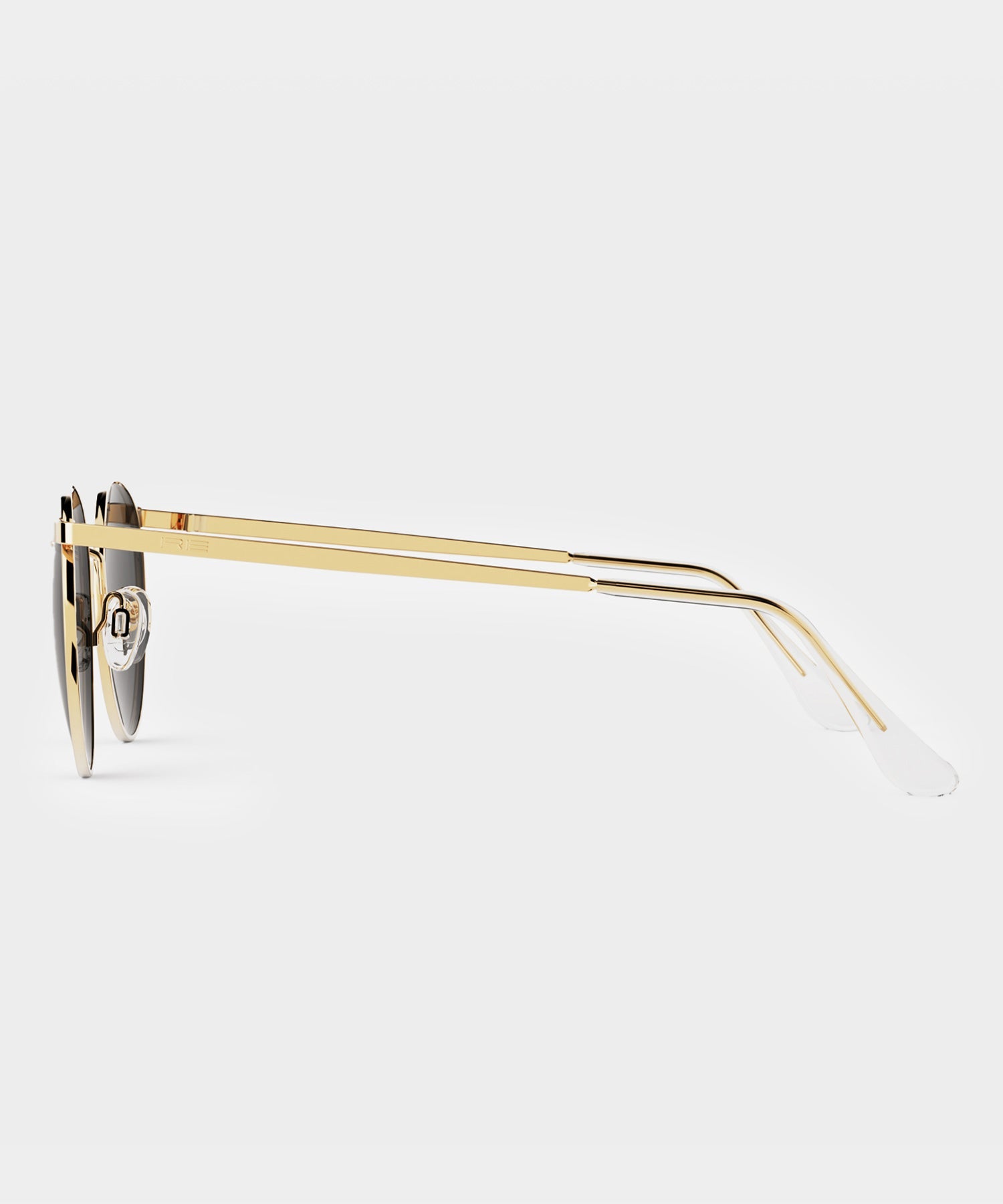 Randolph Skytec Glass Polarized Sunglasses in American Grey & 23k Gold - Image 2