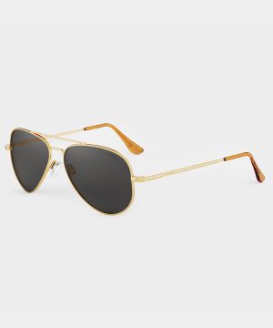 Randolph Skytec Glass Polarized Sunglasses in American Grey 61 MM