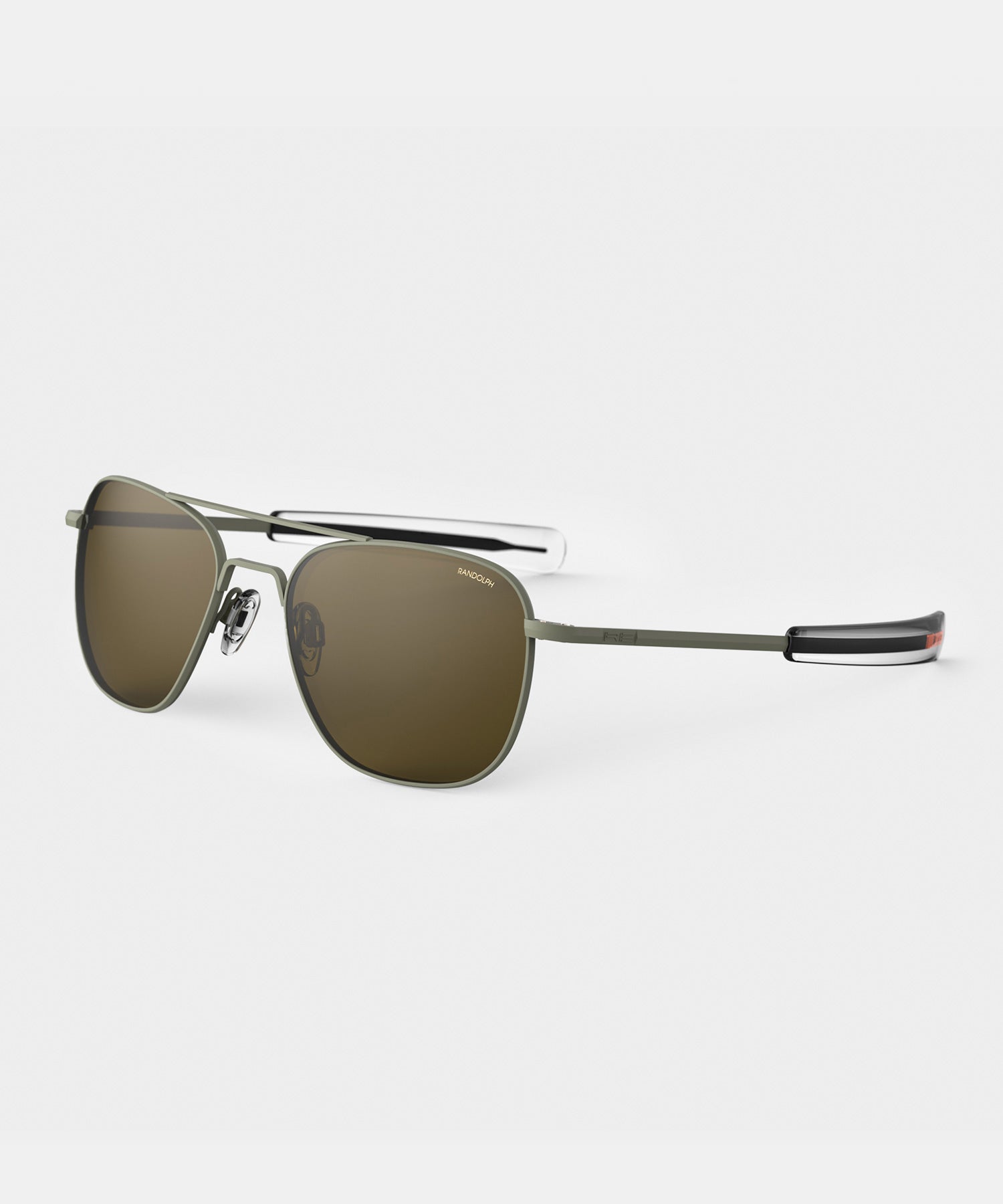 Randolph x Todd Snyder Aviator in Military Olive 58 MM - Image 5