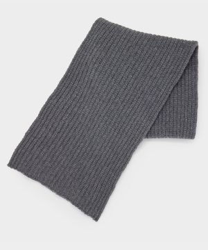 Recycled Cashmere Half Cardigan Stitch Scarf