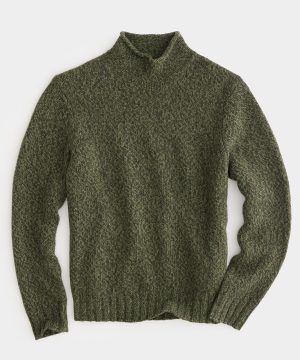 Roll Neck Sweater in Cilantro