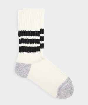 RoToTo Coarse Old School Ribbed Crew Socks