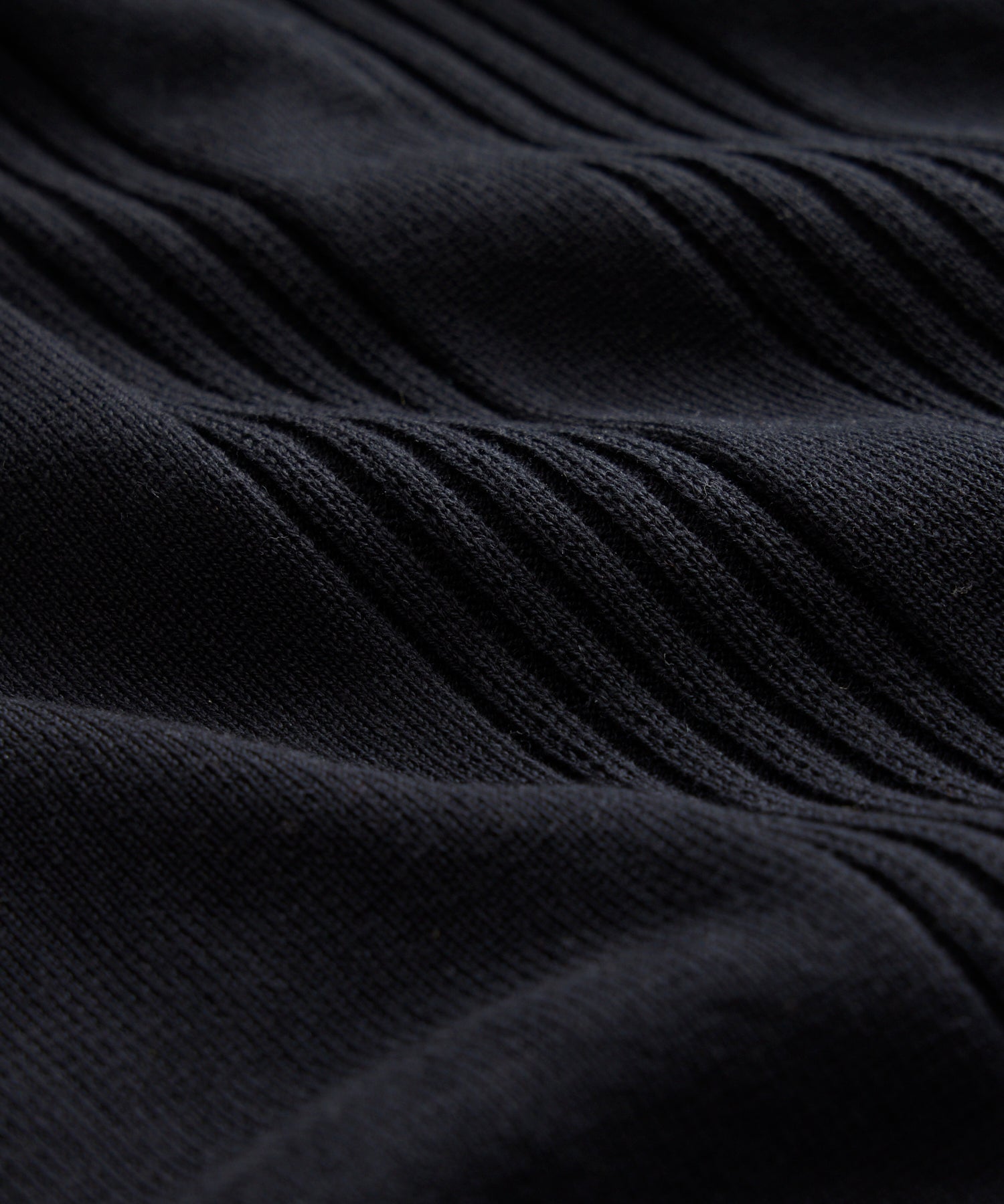 Silk-Cotton Ribbed Full-Placket Sweater Polo - Image 6