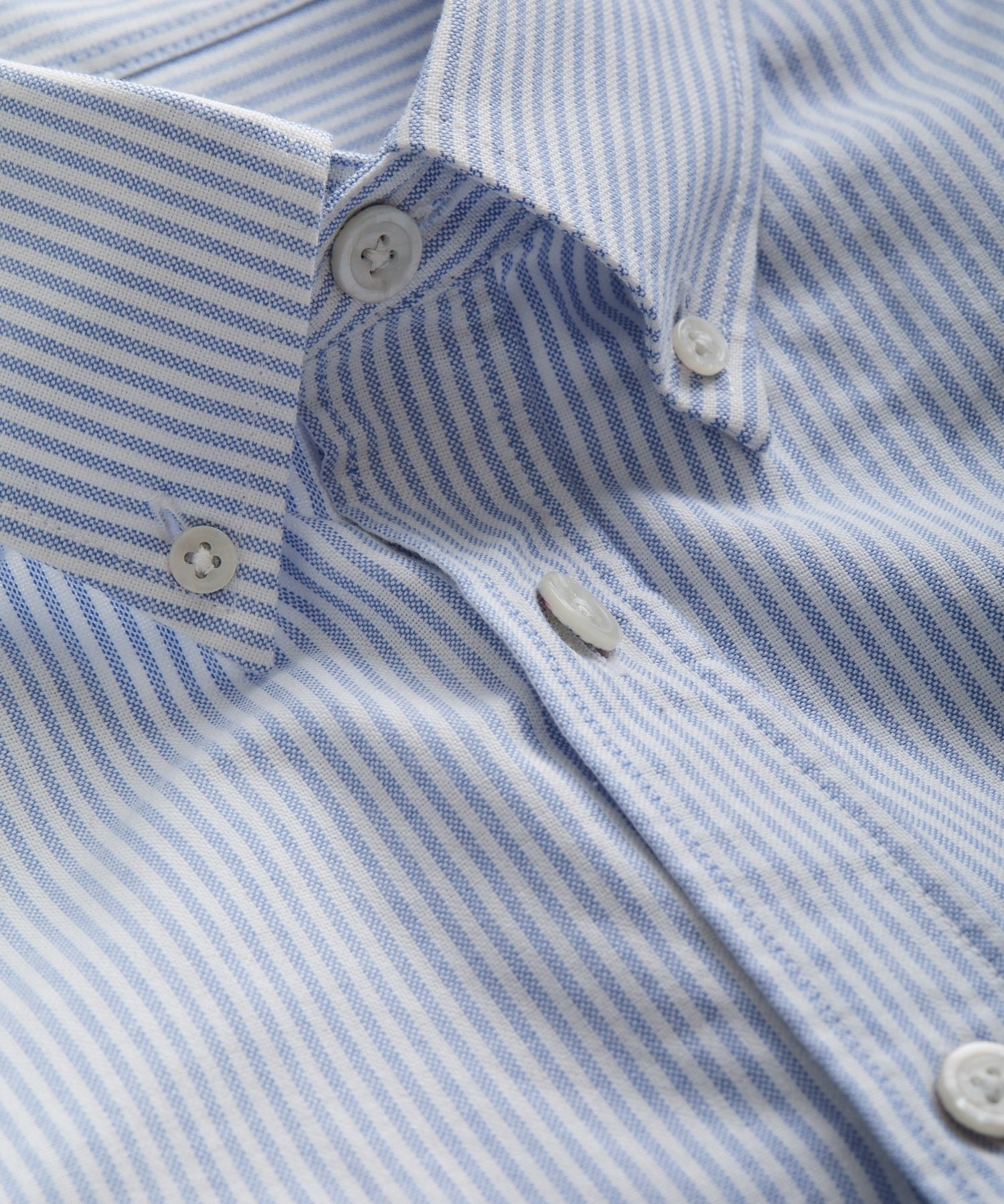 Slim Fit Favorite Oxford Shirt in Blue Stripe - Image 3