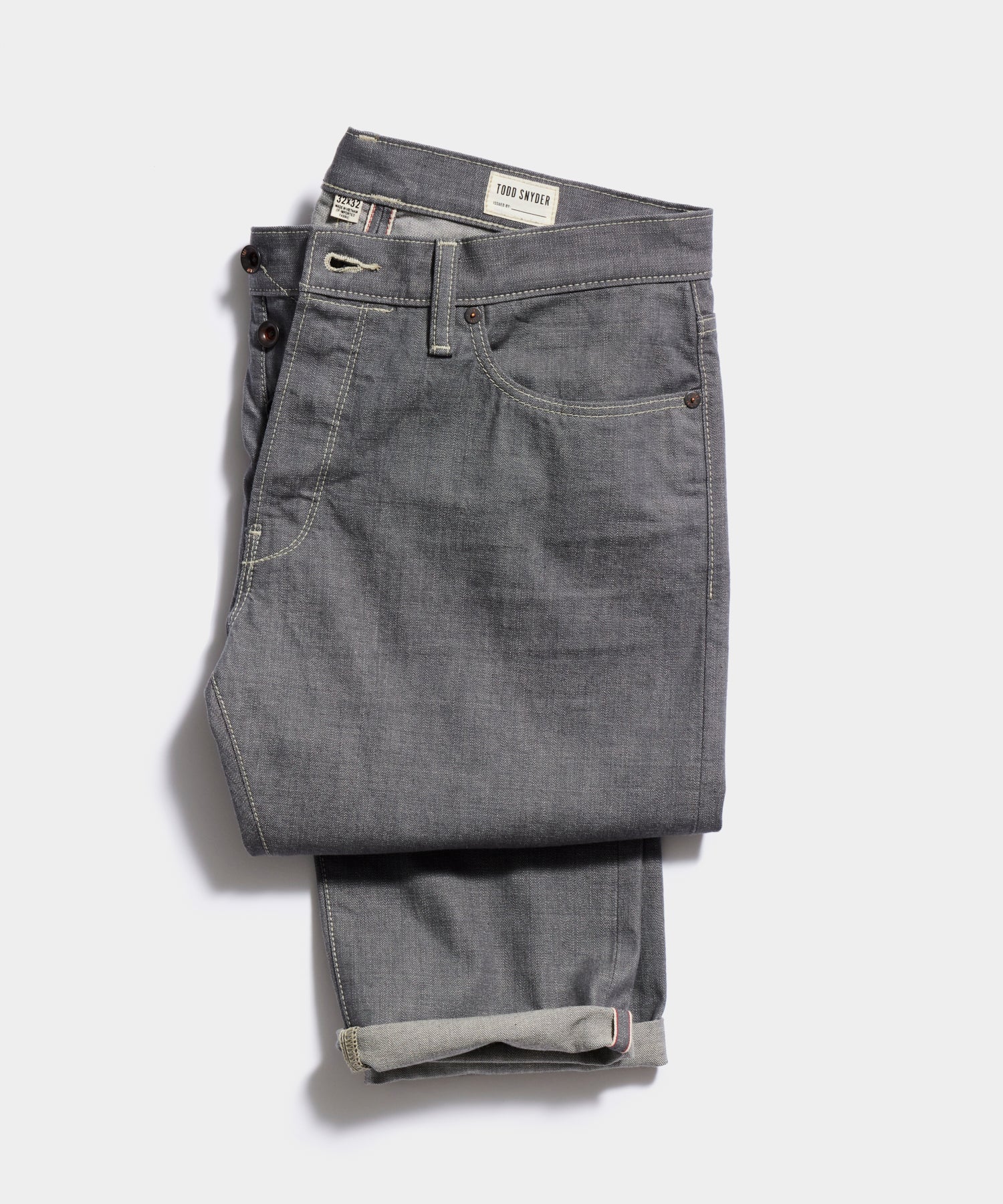 Slim Lightweight Japanese Selvedge Jean in Light Charcoal - Image 7