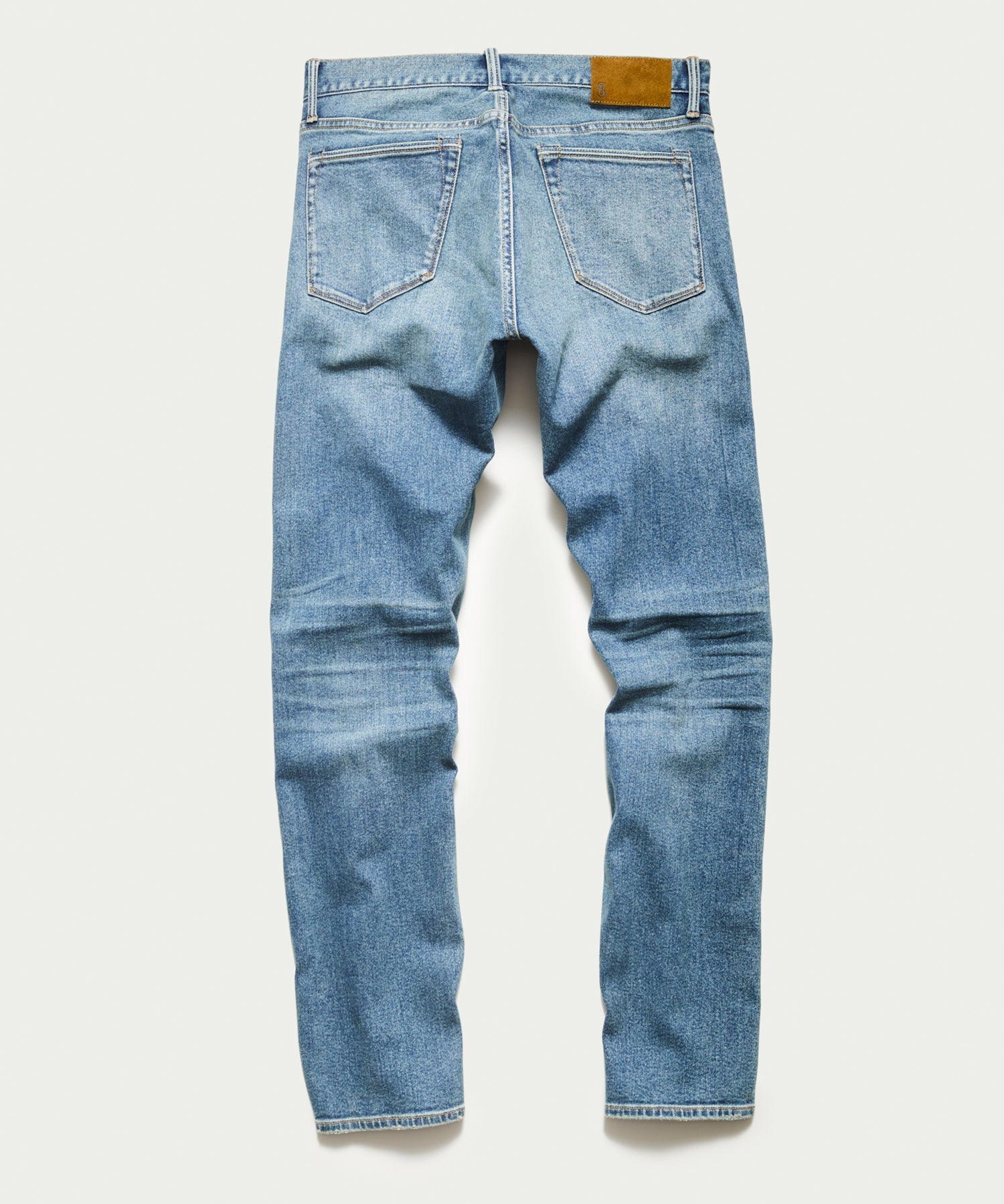 Straight Stretch Jean in Medium Indigo Wash - Image 2