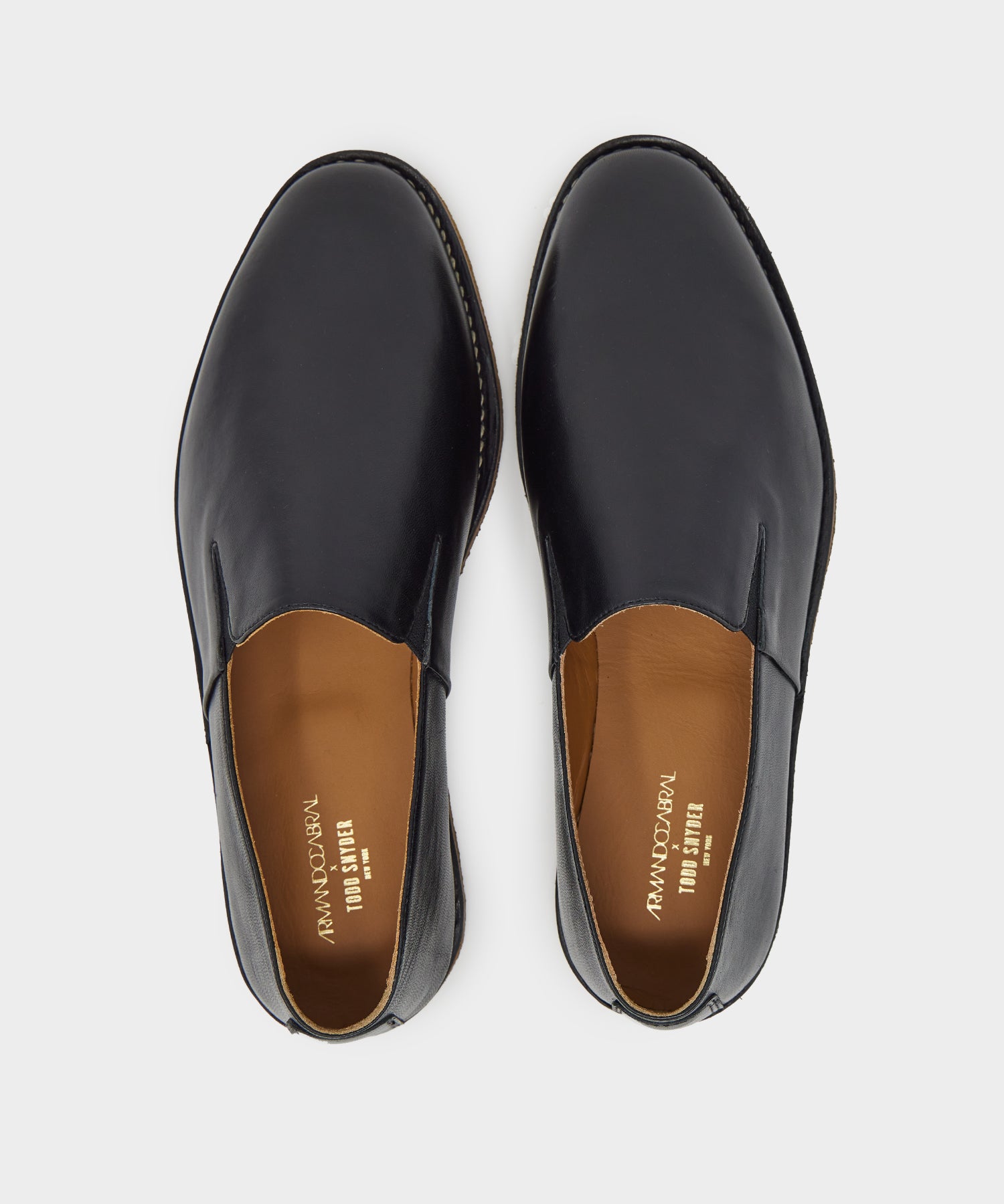 Todd Snyder x Armando Cabral Balanta Leather Espadrille in Black - Image 3