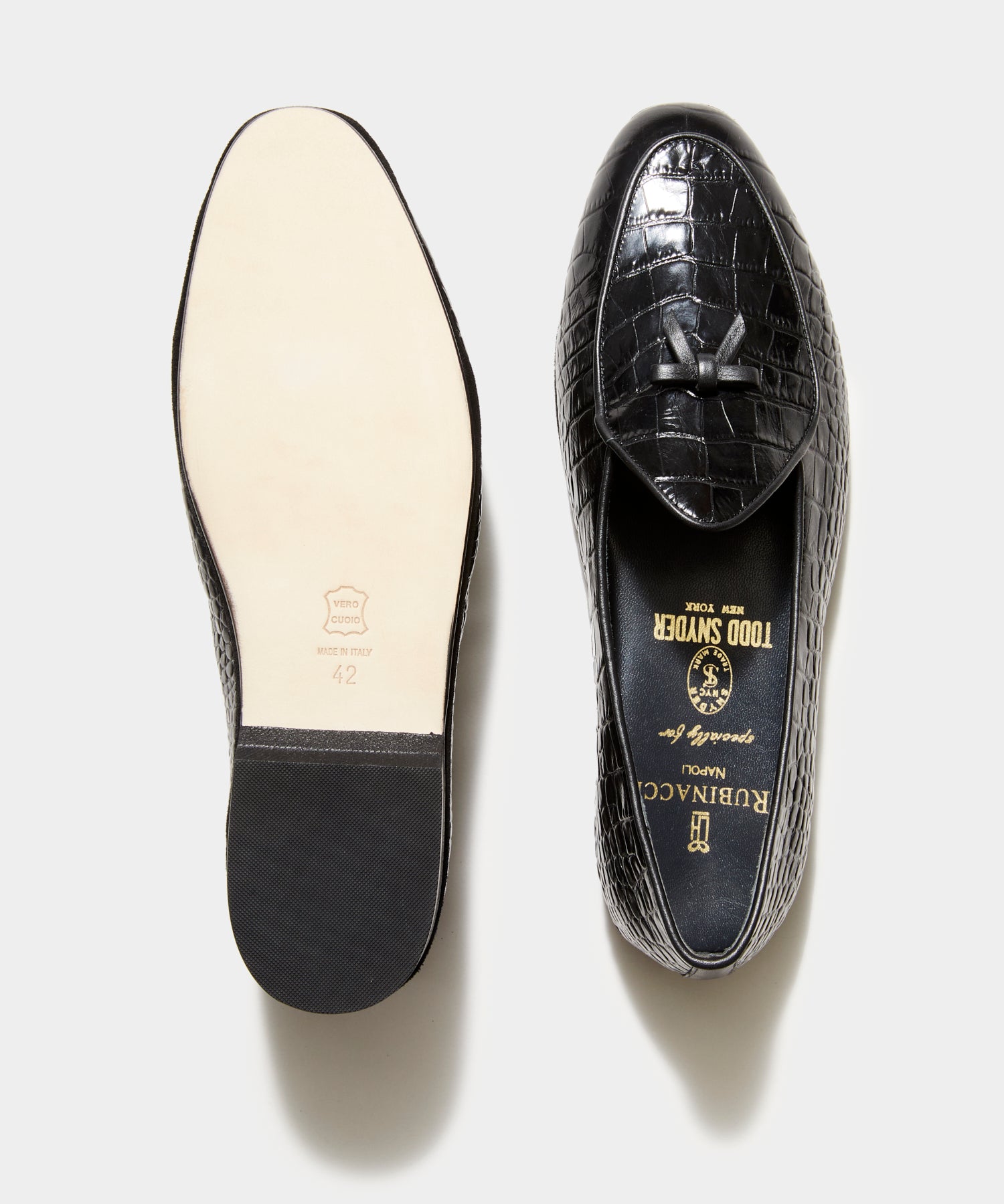 Todd Snyder x Rubinacci Croc Marphy Loafer - Image 4