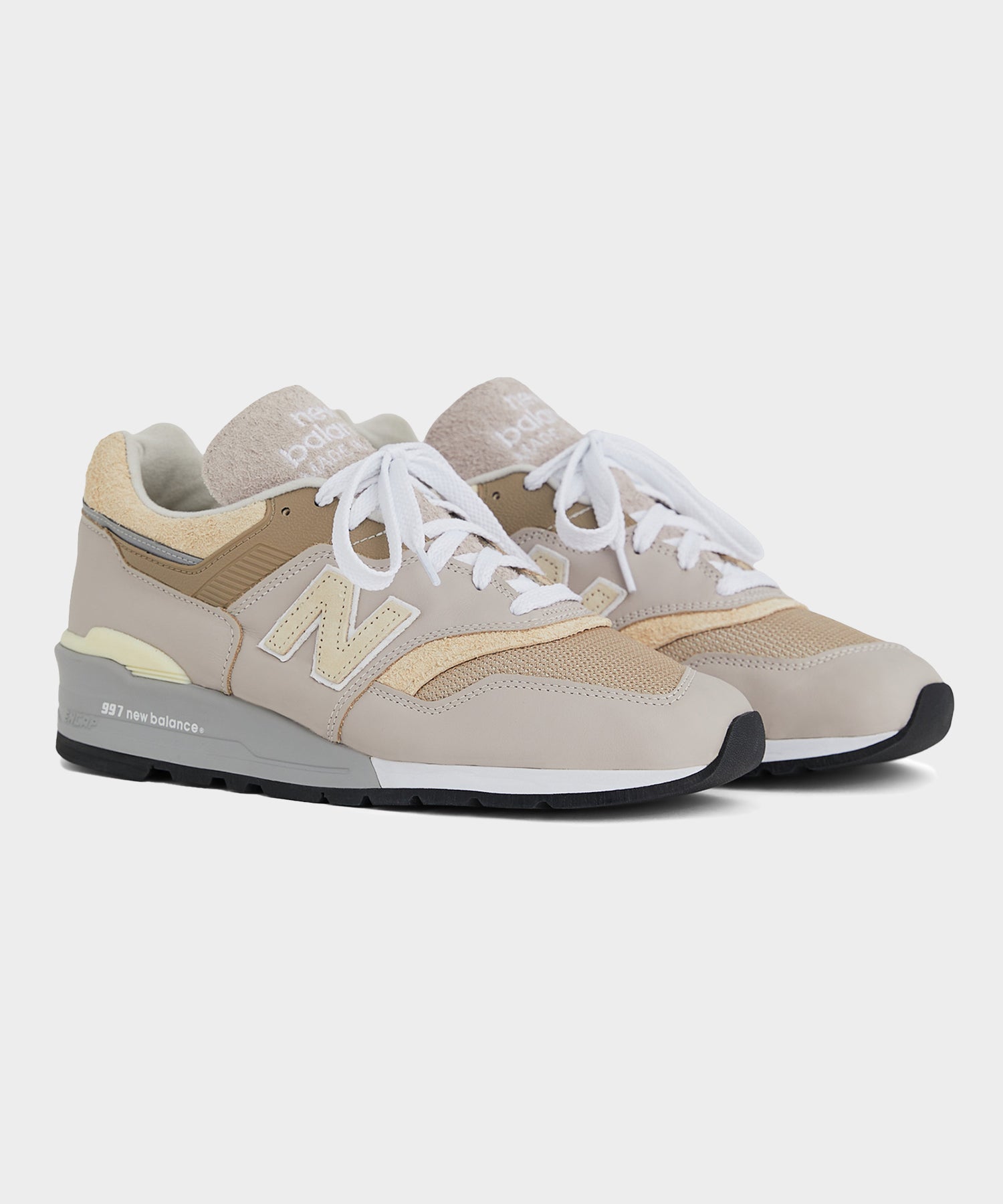 New Balance Made in USA 997 in Moonrock / Driftwood - Image 2